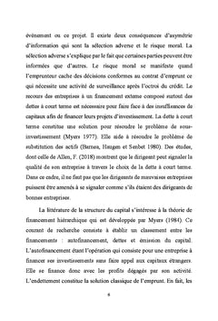 Pratique de financement à court terme des entreprises minières