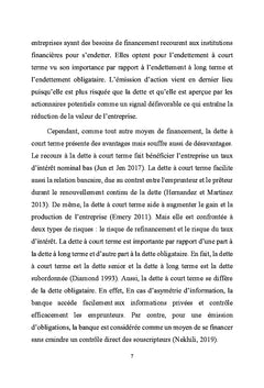 Pratique de financement à court terme des entreprises minières