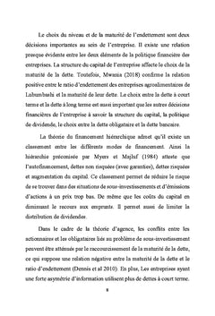 Pratique de financement à court terme des entreprises minières