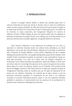 Des parcours hors-norme à l'épreuve du stigmate social