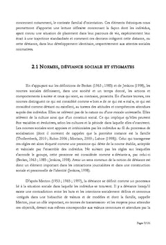 Des parcours hors-norme à l'épreuve du stigmate social