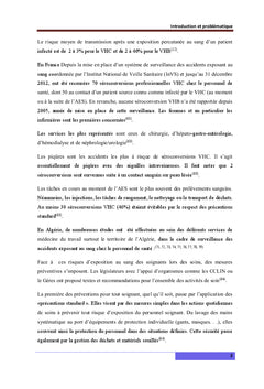 Risque de transmission des hépatites virales chez le personnel de santé