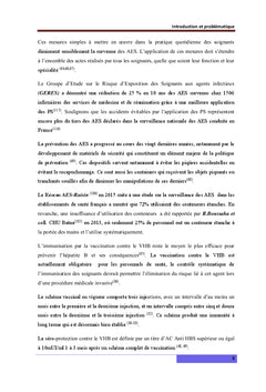 Risque de transmission des hépatites virales chez le personnel de santé