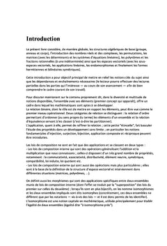 Structures et algèbre linéaire