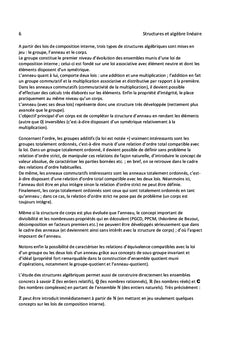 Structures et algèbre linéaire