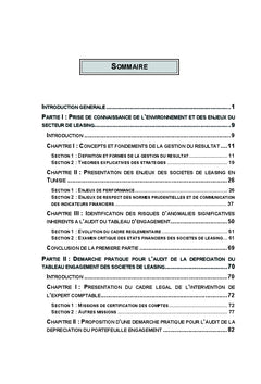 La depreciation du portefeuille engagement des societes de leasing