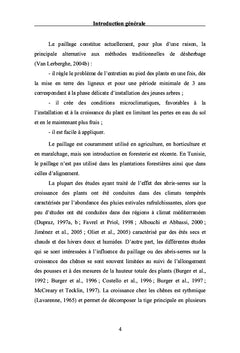 Effets du paillage et des abris sur la régénération de jeunes chênes