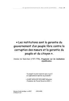 Le grand dictionnaire des actes prohibés (infractions)