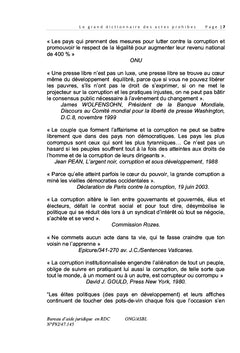 Le grand dictionnaire des actes prohibés (infractions)