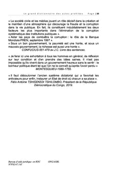 Le grand dictionnaire des actes prohibés (infractions)