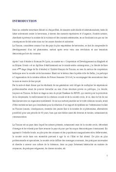 Comprendre l'extrémisme violent en Tunisie