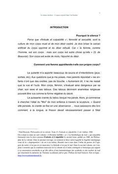 Le silence du desir-L'espace corporel dans l'art feminin