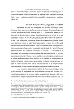Le silence du desir-L'espace corporel dans l'art feminin