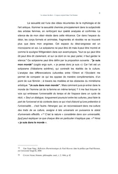 Le silence du desir-L'espace corporel dans l'art feminin
