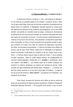 Le silence du desir-L'espace corporel dans l'art feminin