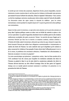De la contribution des institutions nationales des droits de l'homme