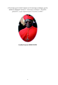 L'eglise Catholique dans la guerre sainte au Congo