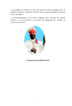 L'eglise Catholique dans la guerre sainte au Congo