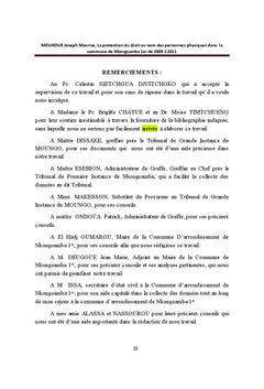 La protection du droit au nom des personnes physiques