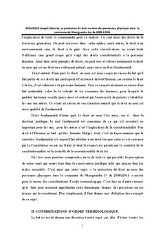 La protection du droit au nom des personnes physiques