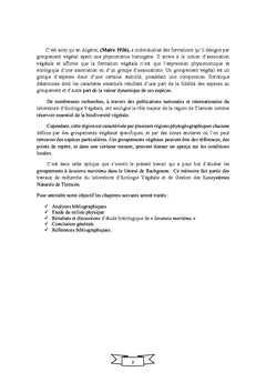 Etude histologique de Lavatera maritima dans le nord ouest d'Algérie