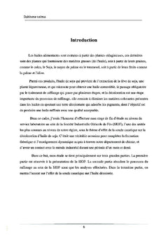Effet de la soude caustique sur la décoloration de l'huile de soja