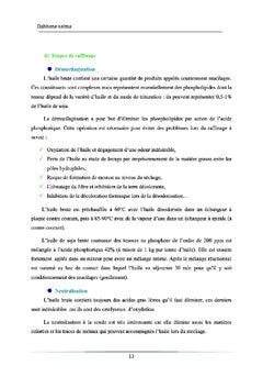 Effet de la soude caustique sur la décoloration de l'huile de soja