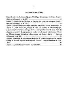 Paramètres de reproduction et système d'élevage de la chèvre à M'vuazi