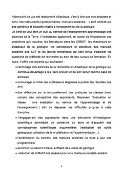 Recherche-action en Sciences de la Terre et perspectives