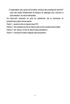 Recherche-action en Sciences de la Terre et perspectives