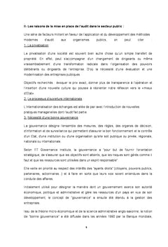 L'audit et bonne gouvernance des dépenses publiques au Maroc