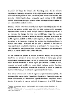 L'Europe de la défense dans le contexte de crise économique