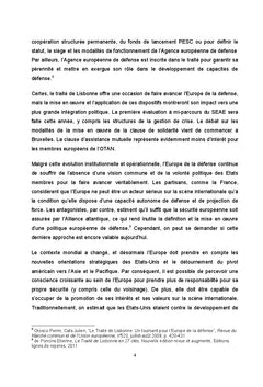 L'Europe de la défense dans le contexte de crise économique