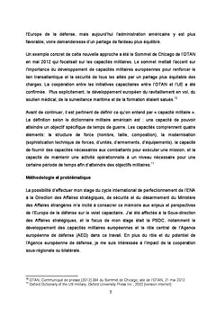 L'Europe de la défense dans le contexte de crise économique