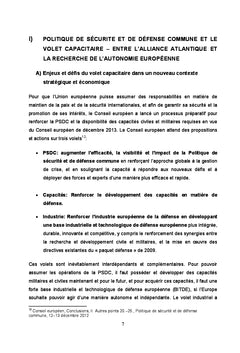 L'Europe de la défense dans le contexte de crise économique
