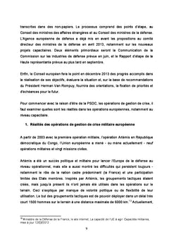 L'Europe de la défense dans le contexte de crise économique