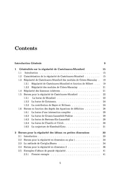Bornes pour la régularité de Castelnuvo-Mumford