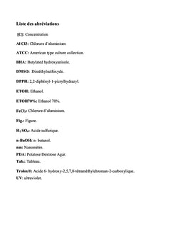 Évaluation in vitro des activités biologiques de Teucrium polium L.