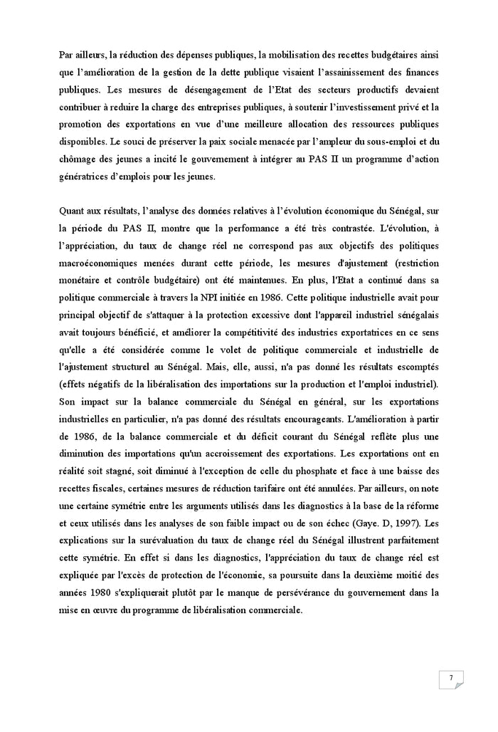 Analyse du taux de change d'équilibre