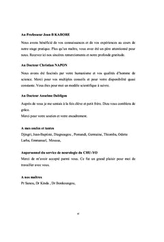 Micro angiopathies cérébrales au Burkina Faso