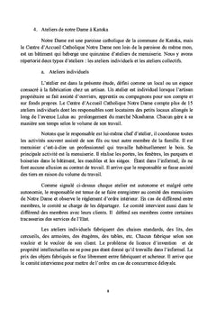 De l'artisanat à l'industrialisation de la ville de Kananga