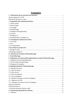 Efficacite de la Station d'echantillonnage-CIOR