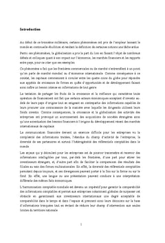Les préalables à l'implémentation des IFRS: du concept à la pratique
