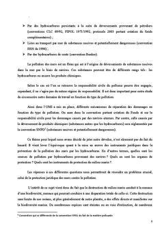 La prevention de la pollution des mers par les hydrocarbures...