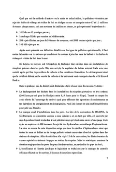 La prevention de la pollution des mers par les hydrocarbures...