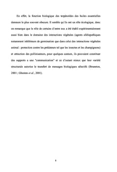 Les huiles essentielles: Compositions, propriétés et extractions