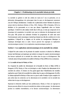 Mortalité infanto-juvénile en République Centrafricaine