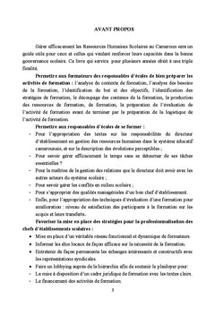 Gérer efficacement les ressources humaines scolaires au Cameroun