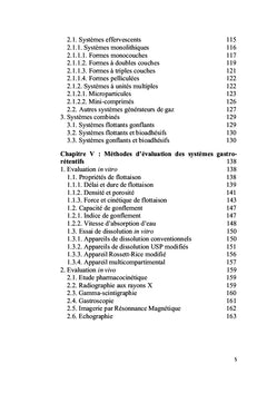 Les systèmes gastro-rétentifs