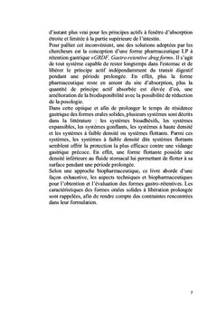Les systèmes gastro-rétentifs